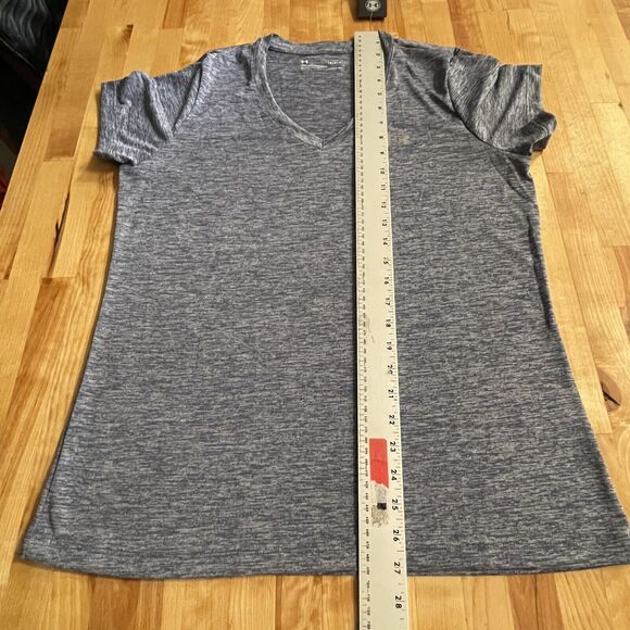 Under Armour UA Top Tech V-Neck Pullover Performance Shirt Women's Large NWT - Picture 10 of 13